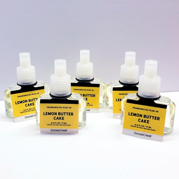 Goose Creek LEMON BUTTER CAKE Fragrance oil plug-in refill, 0.5 oz (5 pack) - Picture 1 of 5